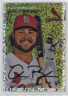 2023 Chrome Platinum Anniversary Speckle Refractor Alec Burleson Rookie RC 0y6s