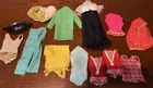 14 piece Vintage 1960 MATTEL BARBIE  lot of clothing TLC needs repair fashions