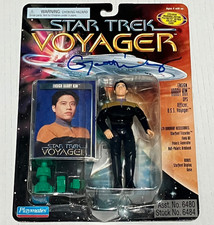 1995 Playmates Star Trek Voyager Harry Kim Garrett Wang Autographed Figure