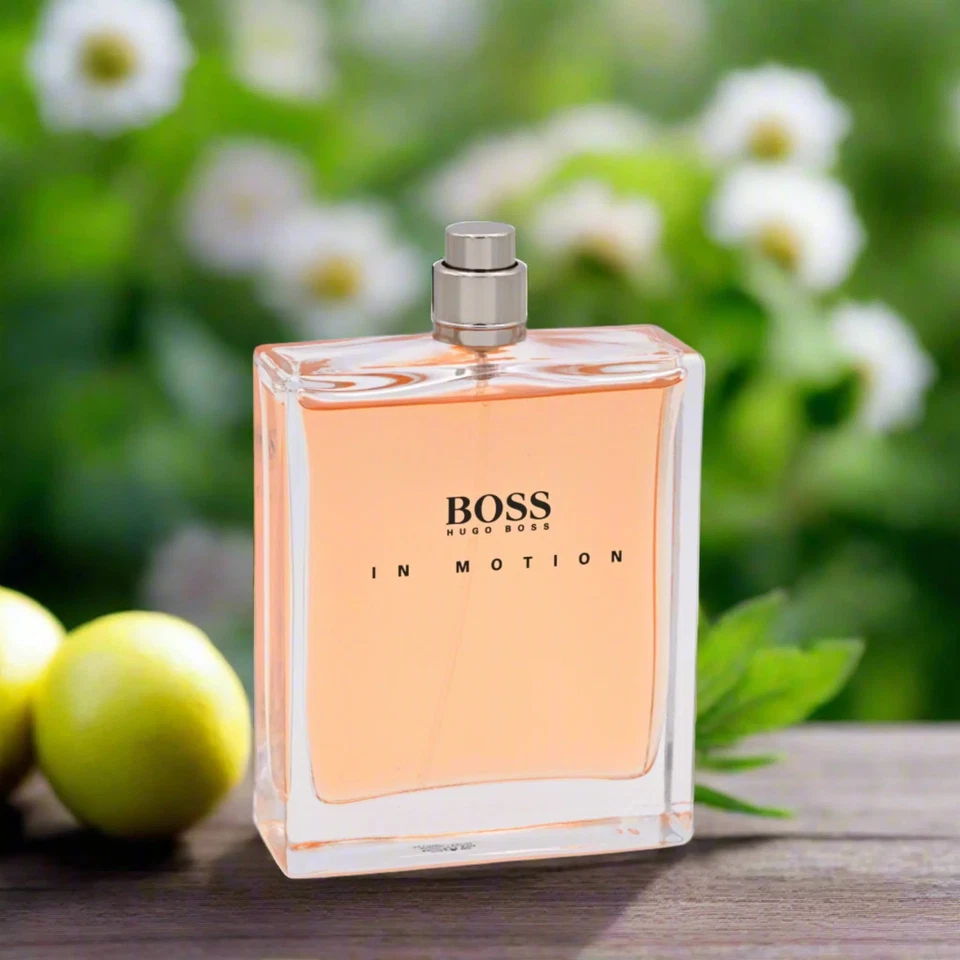 Boss In Motion por Hugo Boss colonia para hombres EDT 3.3 / 3.4 oz nuevo probador Foto 3 de 3