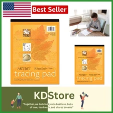 Tracing Pad 9x12 White Paper Sketching Art Calligraphy 50 Sheets