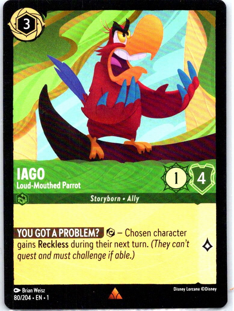 #80/204 Iago The First Chapter Rare