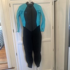 O'Neill Reactor 3:2 Full Body Wetsuit Women's 12 Teal Black 77131 Worn Once