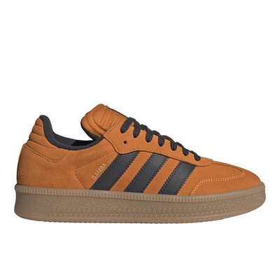 adidas Samba Xlg Lace Up  Mens Orange Sneakers Casual Shoes JR1111