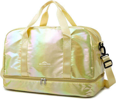 ZIOSINM Sporttasche Damen, 40L Reisetasche Damen Weekender, Glitzer Sporttasche 