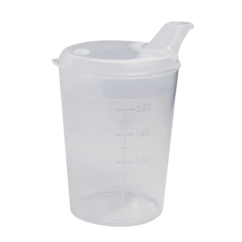 Medi-Inn Schnabelbecher Schnabeltasse 250 ml Set 5 Unterteile + 10 Deckel - Bild 3 von 4