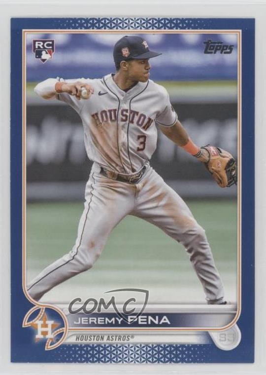 2022 Topps Update Royal Blue Jeremy Pena #US253 5q7