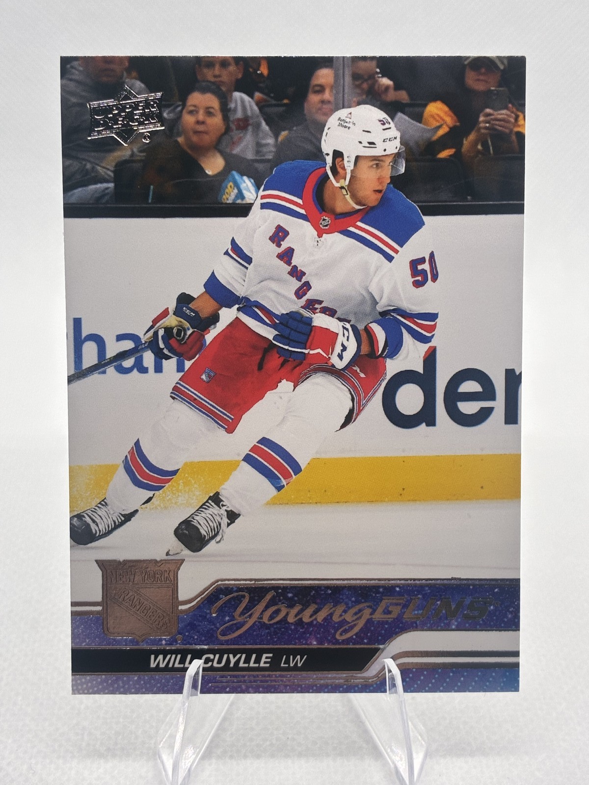 2023-24 Upper Deck Series 1 Will Cuylle #213 Young Guns (RC) Rookie Rangers