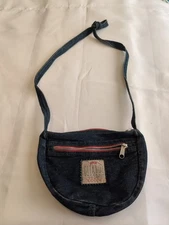 Vintage Gitano Express Aged Denim Purse Streetwear 90s