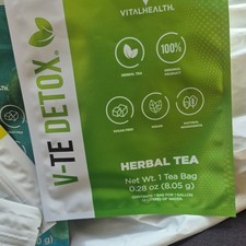 VITALHEALTH V-TE Detox Herbal Tea Bag 0.28 oz...