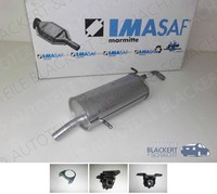 Imasaf ESD Auspuff Endtopf für Citroen C2 1.1/1.1I, EndschalldäMpfer