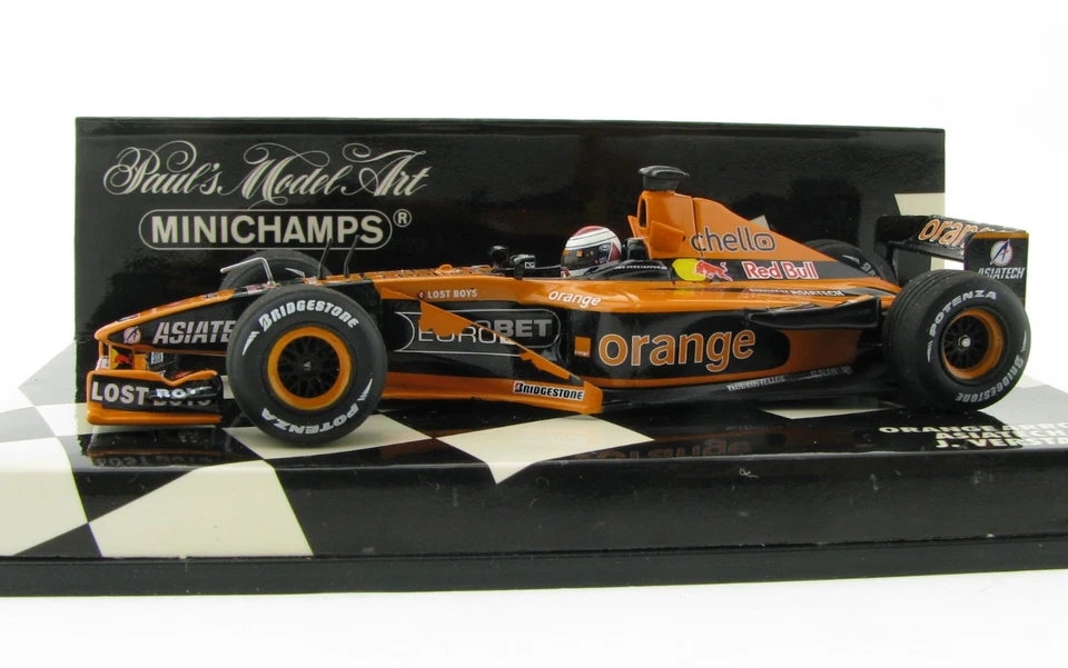 MINICHAMPS Orange Arrows Asiatech A22 Jos Verstappen 1:43 Model Formel 1 F1 - Bild 2 von 4
