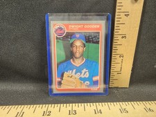 1985 Fleer Baseball Dwight Gooden #82 Rookie Card New York Mets High Grade #3. rookie card picture