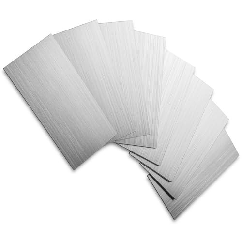 - Stück Peel and Stick Backsplash Metallfliese, 3" x 6" Stick 100 Pinsel Aluminium - Bild 1 von 7