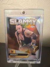 2025 Topps Chrome WWE Slammy Refractor Like The Undertaker Greatest Hit smy-utk