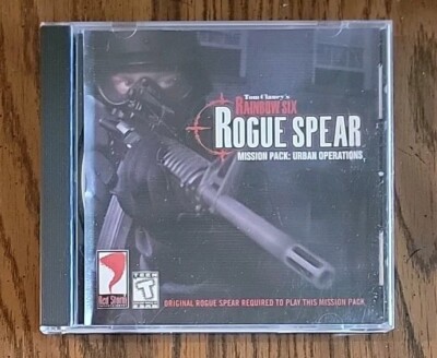Tom Clancy's Rainbow Six Rogue Spear PC Game Urban Operations Mission DISC MINT