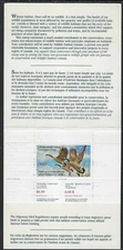 MNH Duckstamp Booklet Pane from Canada..................41R..........  S-927