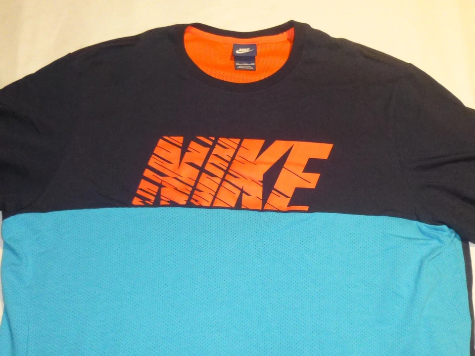 Vintage 90’s Nike Vented Running / Jogging Men's T-Shirt Size XXL Large Logo - Image 2 of 4