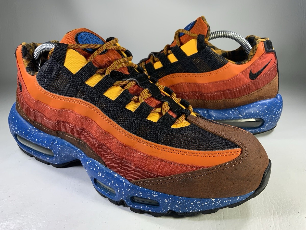 Nike Air Max 95 Premium Campfire Pack Orange Red Black Mens Size