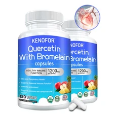 Quercetin and Bromelain -Naturally Supports Skin and Respiratory Health-Seasonal