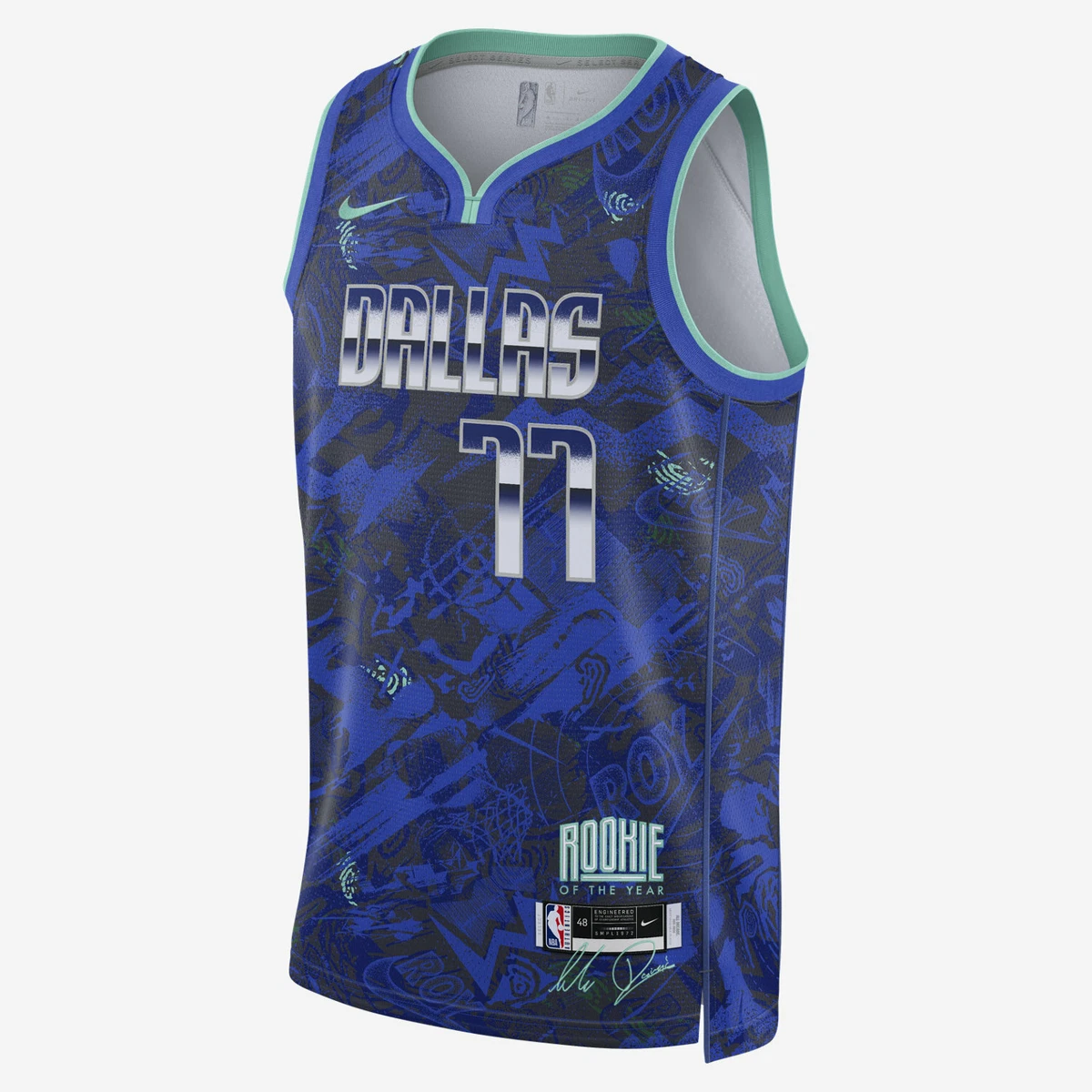 Nike Luka Doncic Select Series Jersey SMALL DA6960 405 Rookie of the Year