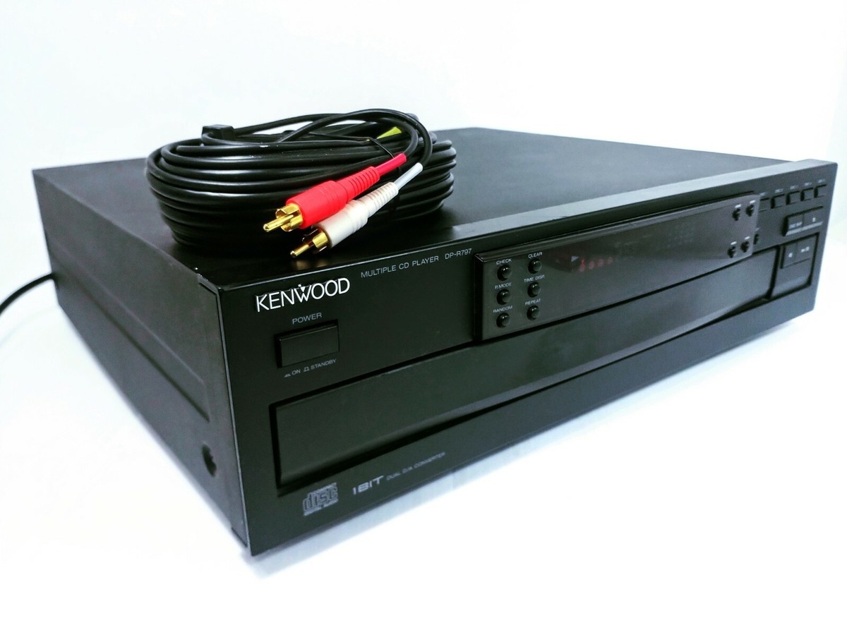 RARE Kenwood Multiple CD Player DP-R797 5 Discs Dual RARE Kenwood Multiple CD Player DP-R797 5 Discs Dual