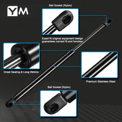 2X Universal Gas Spring Lift Supports - 18.5" Extended, 96Lbs Force, For Toolbox/Trunk/Hatch-718933