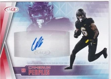 2022 SAGE Low Series Sneak Peek Auto Camerun Peoples #SPA-CP RED Auto