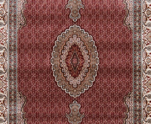 Tabriz Medallón Machine Woven Rug Persian Various Sizes - Rug, Carpet, Red - Picture 18 of 35