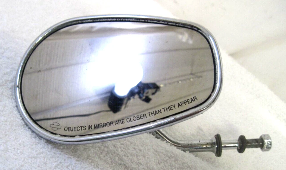 85 Harley Davidson Electra Glide FLHTC короткое левое зеркало 91892-82 ВТОРИЧНЫЙ РЫНОК - Изображение 3 из 4
