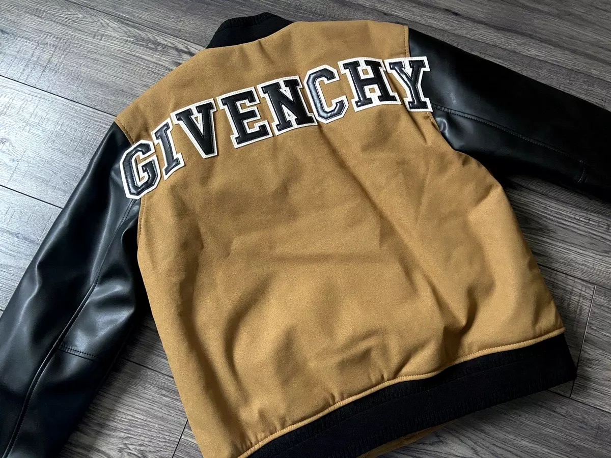 GIVENCHY BOYS VARSITY LOGO PADDED BOMBER JACKET SIZE 10 YRS RETAIL BNWT