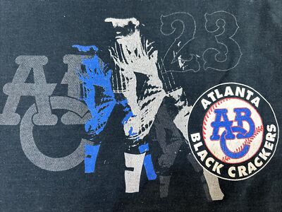 Atlanta Black Crackers Negro League Baseball Homage Size XL