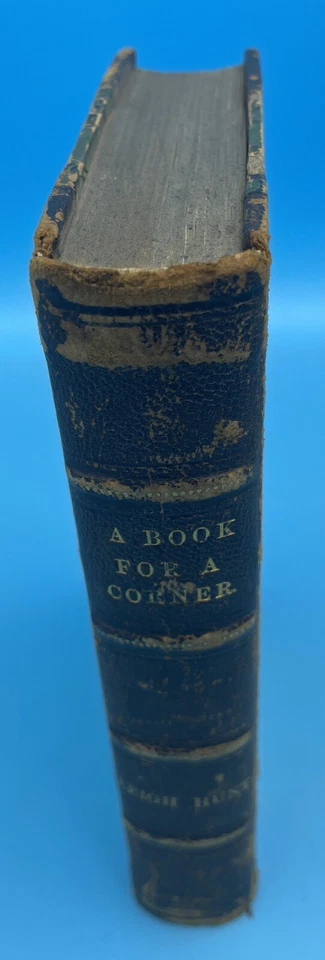 A Book for a Corner by Leigh Hunt RARE 1852 First Series Putnam's Library Peopl - Image 2 of 4
