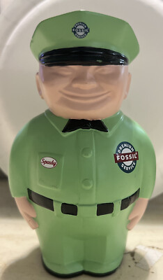 Green Fossil Watch Company - Speedy Premium Service Man Coin Bank