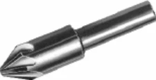 3/4 HIGH SPEED STEEL 100° 6 FLUTE CHATTERLESS COUNTERSINK Series 498