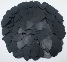 10 Black Guitar Picks Acoustic Electric Plectrums Matte Thick 1.5mm Sound