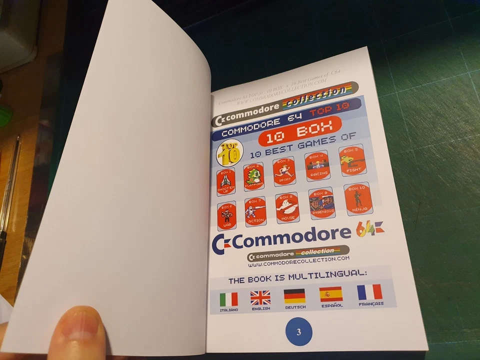 Ultimo Disponibile : BOOK "COMMODORE 64 TOP 100 GAMES C64 (448 pages) in 5 lang. - Immagine 4 di 4