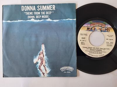 Donna Summer - Theme from The Deep (Down, deep inside) 7'' Vinyl Italy