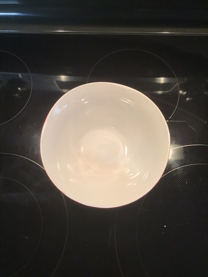 Maxwell & Williams Krinkle Soup Cereal Bowl ROJO Foto 2 de 4