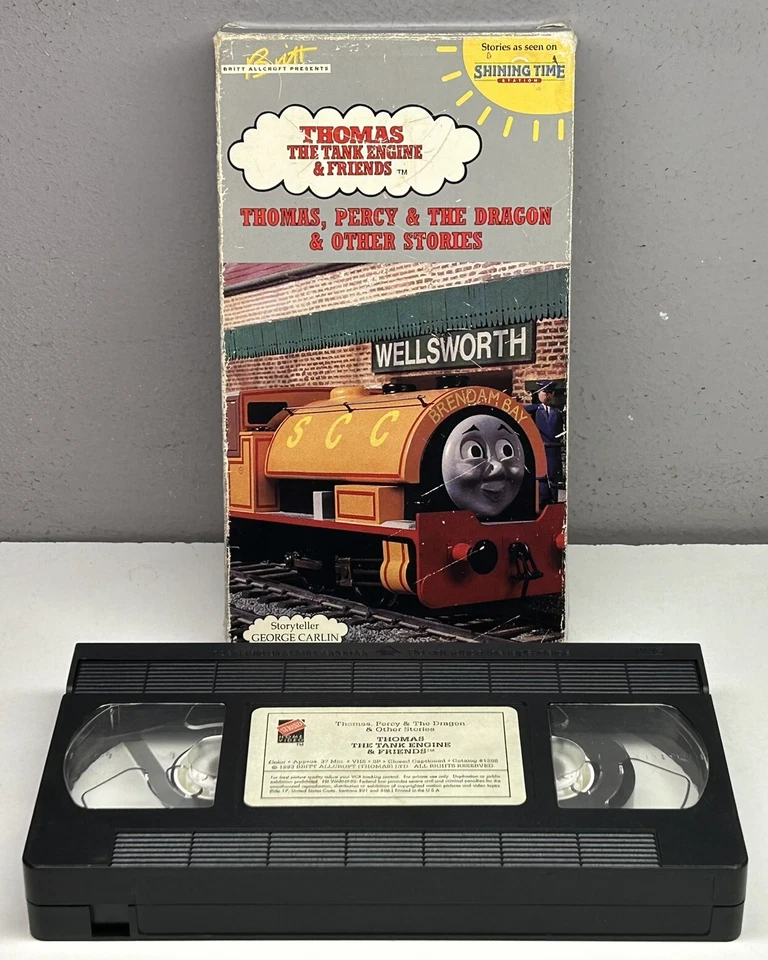 Thomas the Tank Engine & Friends Percy & Dragon VHS Video Tape VTG Train Show - Image 2 of 4