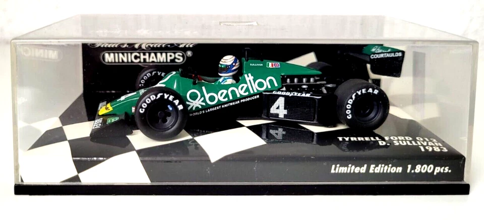 PMA MINICHAMPS 1:43 D. SULLIVAN TYRRELL FORD 012 1983 " BENETTON " - Bild 2 von 3