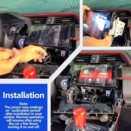 FOR 2016-18 Honda Civic Radio OEM Navigation Display Touch Screen 39710-TBA-A11 - Imagen 10 de 19