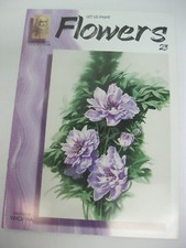Leonardo Collection  Art Book  -Let us Paint Flowers 23 New