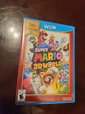 Nintendo Selects: Super Mario 3D World (Nintendo Wii U, 2016) No Manual!!!