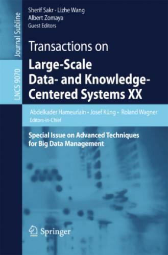 Transactions On Large-scale Data- And Knowledge-centered Systems Xx
