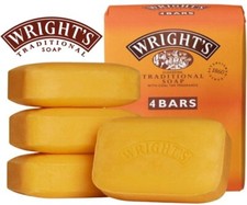 12 Bars WRIGHTS Traditional Coal Tar Antiseptic Cleansing Fragrance Soap 100g