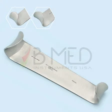 B Med Roux Retractor Medium 7/8" X 1 5/8" Wide Blades Double Ended