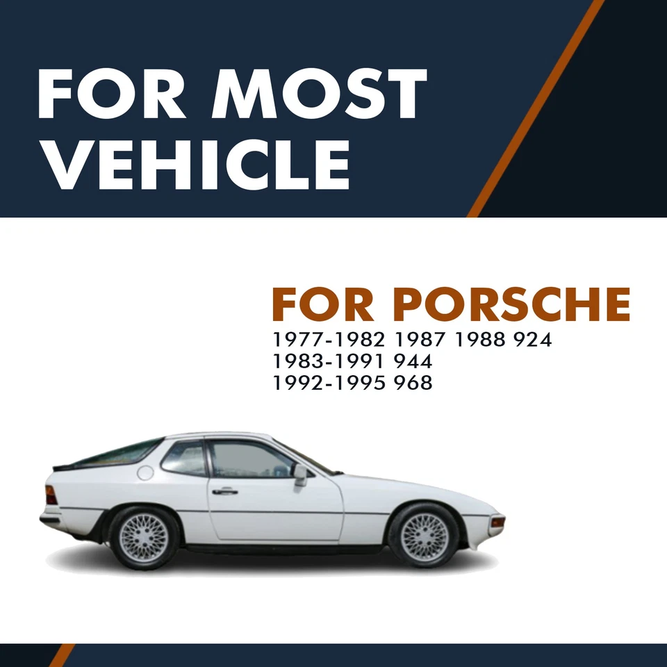 Par de 2 soportes de elevación de puerta levadiza trasera para Porsche 924 1977-1982 1987 1988 Foto 2 de 4