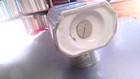 1940s Harker Pottery Art Deco Blue CAMEOWARE SKYSCRAPER Salt Shaker antique old — photo 8