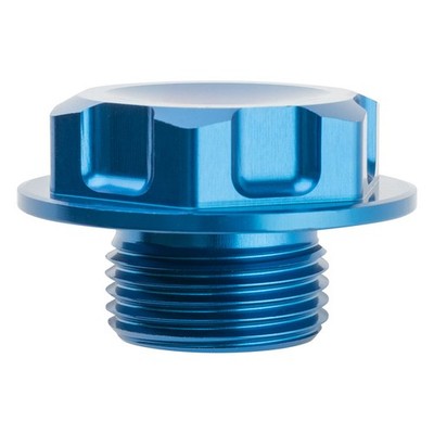 Tusk Billet Aluminum Steering Stem Nut Blue Yamaha YZ250F 2001-2023